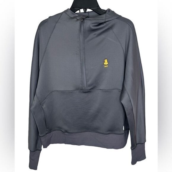 Greyson Women’s Anthracite Long Sleeve Nash Half Zip Sporty Hoodie Large - Picture 1 of 14